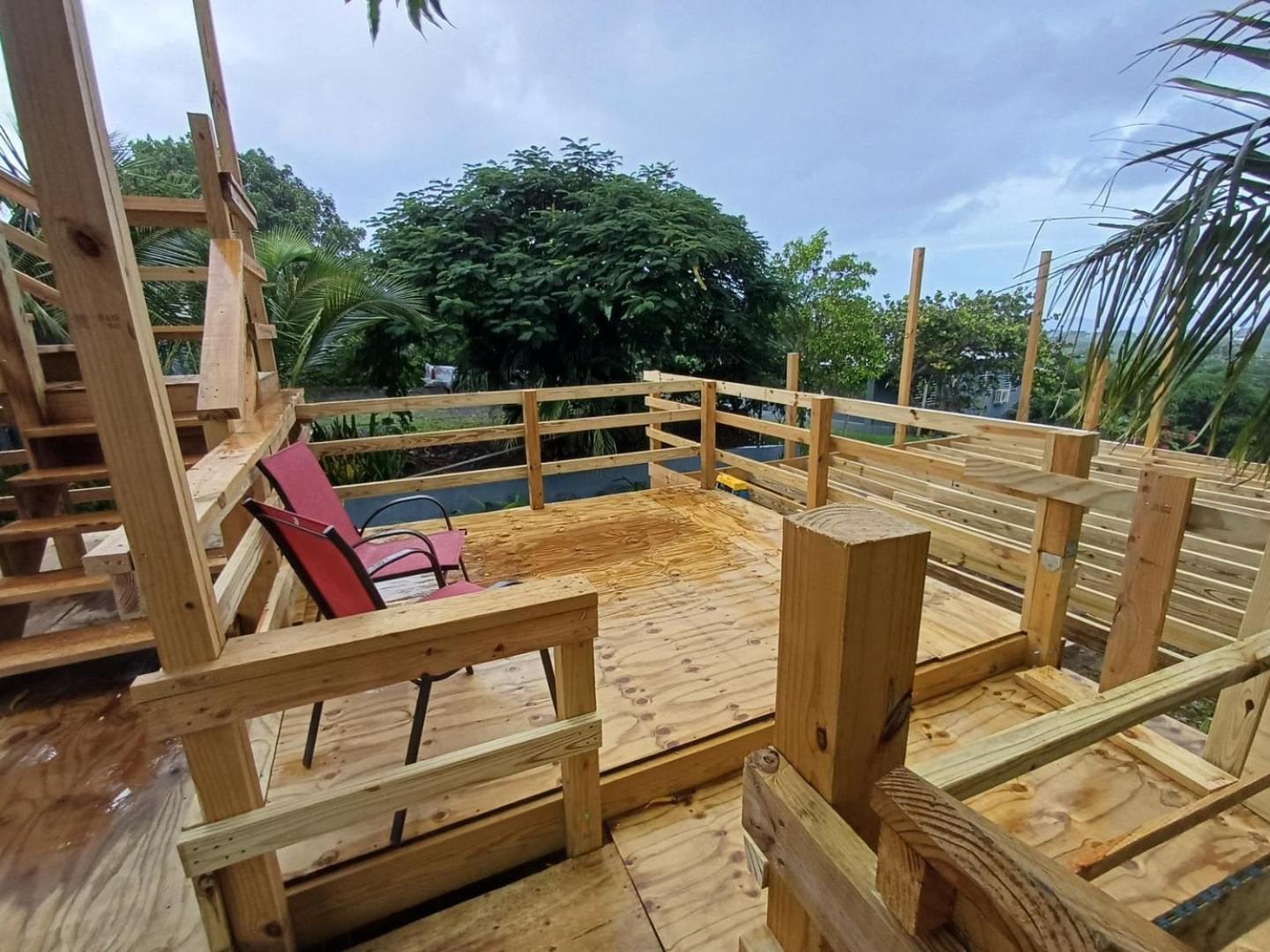 Rooster Run Glamping Camping Has Rooftop And Off The Ground Glamping Experience For 1 To 16 In A Single Tent And Views Of The Rain Forrest And To Culebra Across The Atlantic Ocean W Tents, Linens, Deluxe Air Beds, Warm Shower And More At A Great Pric ビエケス エクステリア 写真